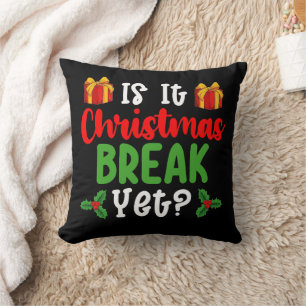 Coussin Est-Ce Que C'Est Pause Noël Mais Fêtes Drôle