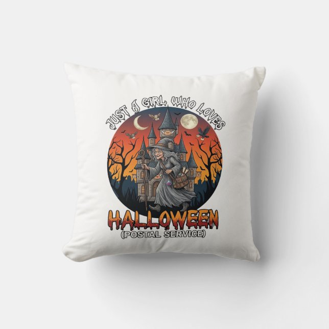 Coussin Est-ce que tout le monde fait une scène de sorcièr (Recto)