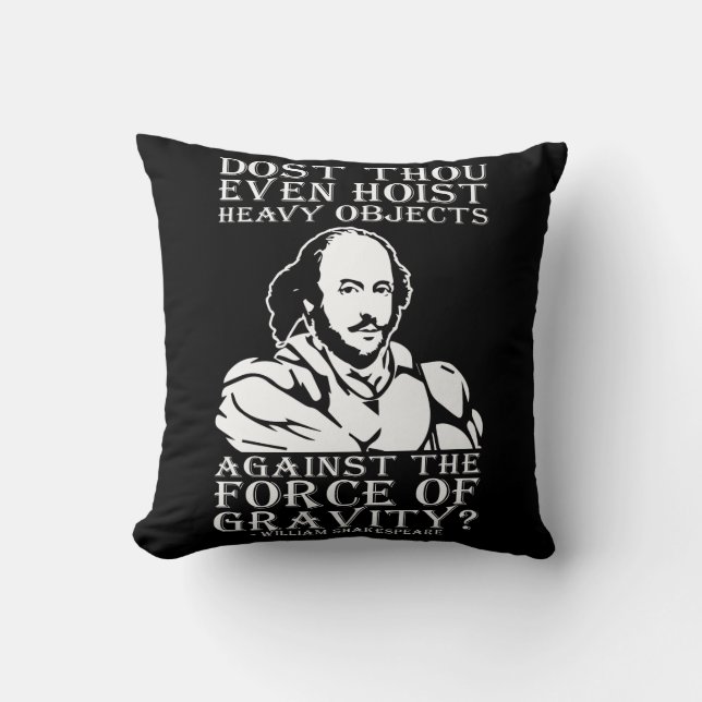 Coussin Est-Ce Que Tu Hoistes Même Des Objets Lourds ? - S (Recto)