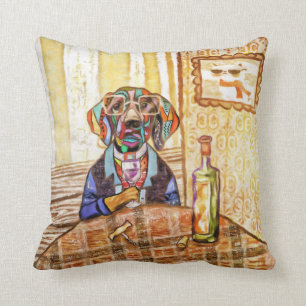 Coussin Est non rien mais un chien de chasse Wining tout