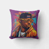 Coussin Estampa Hip Hop - Street graffiti art - Almofada (Recto)
