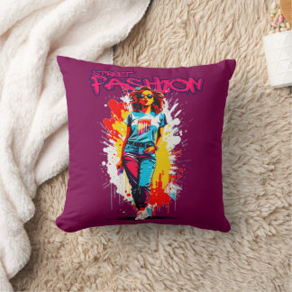 Coussin Estampa Moda - Street Fashion - Almofada