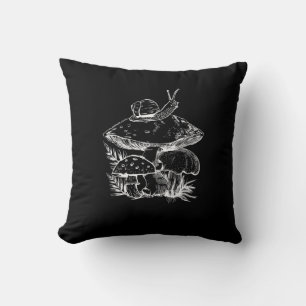 Coussin Esthétique Cottagecore Champignon Escargot Goblinc