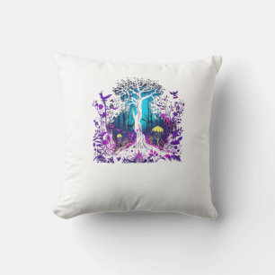 Coussin Esthétique Fey Gothique Emo Goblincore Graphique