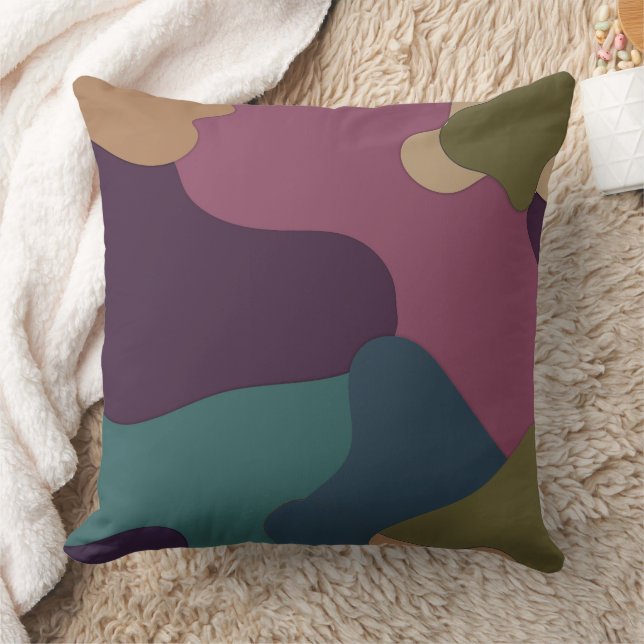 Coussin Esthétique Moderne Colorée (Couverture)