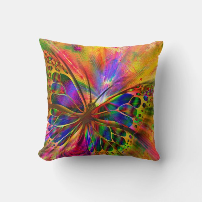 Coussin Esthétique papillon d'arrangement (Recto)