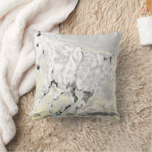Coussin Étalon blanc sauvage de l'oreiller (Couverture)