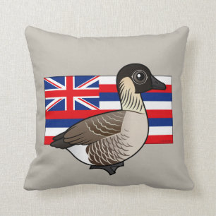 Coussin État Birdorable d'Hawaï : Nene