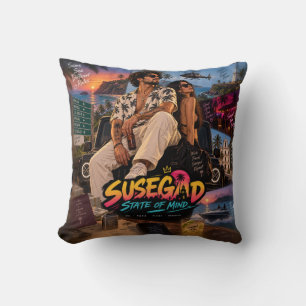 Coussin État d'esprit Susegad • Garçon de Goa pour toujour