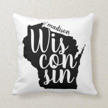 État et ville personnalisables du Wisconsin