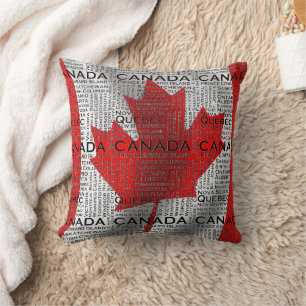 Coussin États et villes canadiens