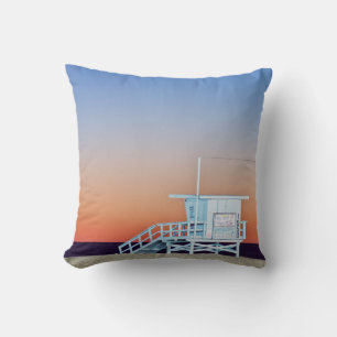 Coussin États-Unis, Californie, Los Angeles, plage de Sant