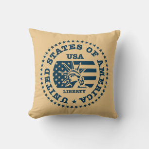 Coussin États-Unis d'Amérique Liberté