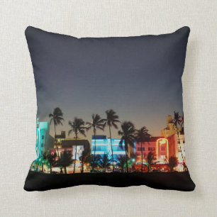 Coussin États-Unis, Floride, Miami Beach, Ocean Drive, Art