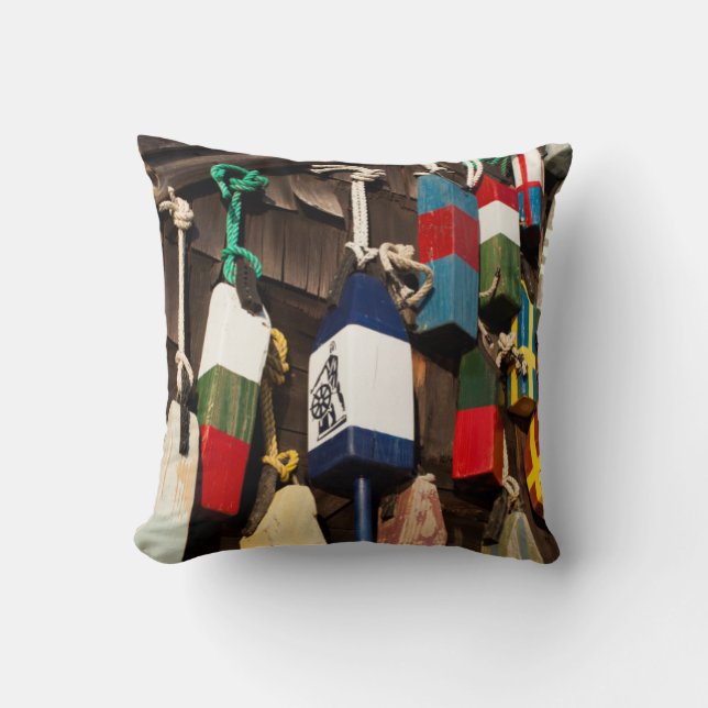 Coussin États-Unis, Massachusetts, Gloucester, bouées de h (Recto)