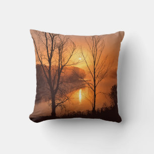 Coussin États-Unis, Nouvelle-Angleterre, Maine. Lever de s