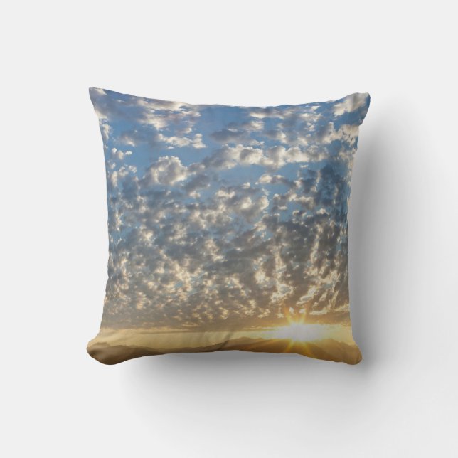 Coussin États-Unis, Washington, Seabeck. Coucher de soleil (Recto)