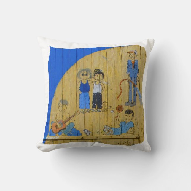 Coussin ÉTÉ - Décossures (Recto)