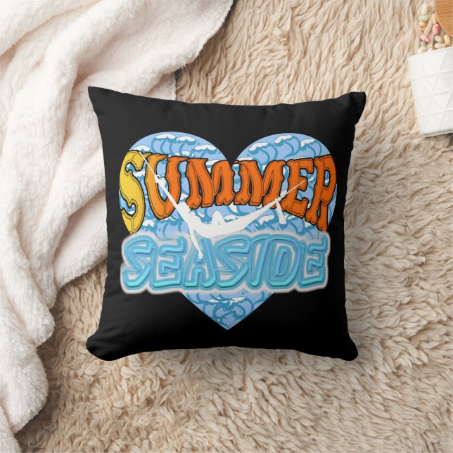 Coussin Été en bord de mer (Couverture)