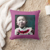 Coussin Été en vieille pastèque de cru du Japon (Couverture)