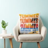 Coussin Été Été Été Heure D'Été ! (Chaise)