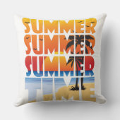 Coussin Été Été Été Heure D'Été ! (Verso)
