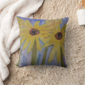Coussin Été Fleurs de soleil jaunes (Couverture)