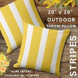 Coussin Été Jaune Et Blanche Grandes Awles