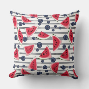 Coussin Eté Watermelon Stripes