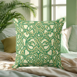Coussin Eternal Knots Inspired Celtic Heritage Decorative 