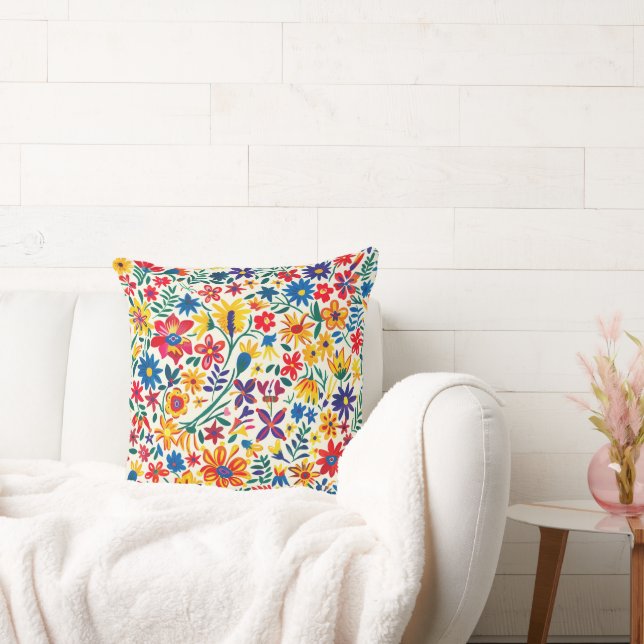 Coussin Éternelle grâce florale 20x20 Jeu d'oreiller (Canapé)