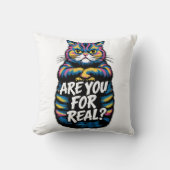 Coussin Êtes-Vous Pour Un Véritable Chat Grumpy Grumpy (Recto)