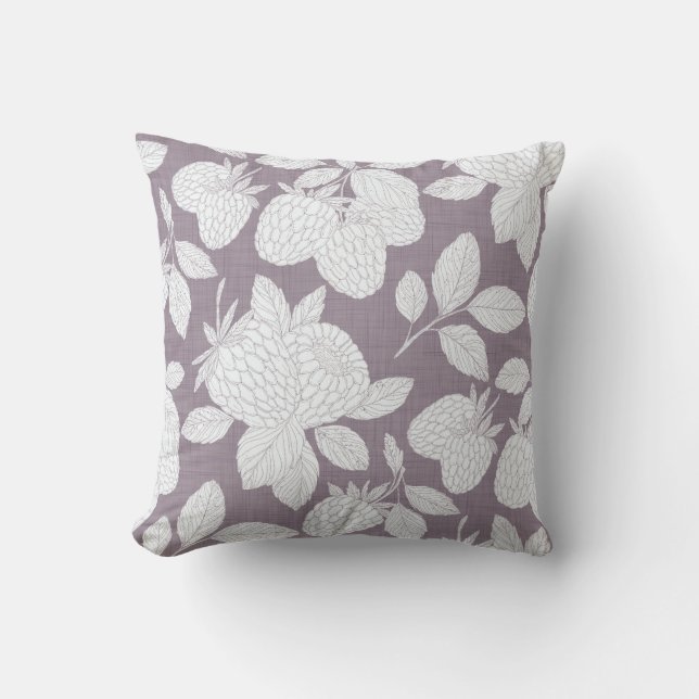 Coussin Ethereal Berry Leaf (Recto)