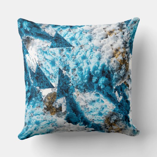 Coussin Ethereal Velocity: Geometric Cloud & Arrow Fusion (Verso)