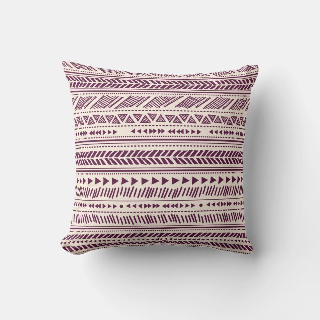 Coussin Ethnie tribale homogène  (Recto)
