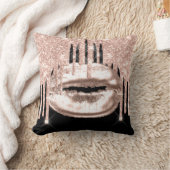 Coussin Étincelle de Rose noir Mermaid Biss Bride 16ème (Couverture)