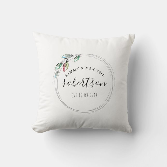 Coussin Étincelle et éclat (Recto)