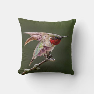 Coussin Étiquettes de colibri