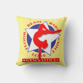 Coussin Étoile de gymnastique (Recto)