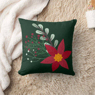 Coussin étoile de Noël