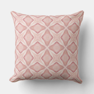 Coussin Étoile géométrique rose vibre inspirée de la Médit
