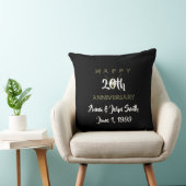 Coussin Étoile joyeuse d'anniversaire personnalisable (Chaise)