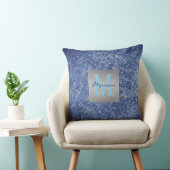 Coussin Etoiles bleu et blanc de l'espace Jeter l'oreiller (Chaise)
