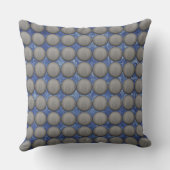 Coussin Etoiles bleu et blanc de l'espace Jeter l'oreiller (Verso)