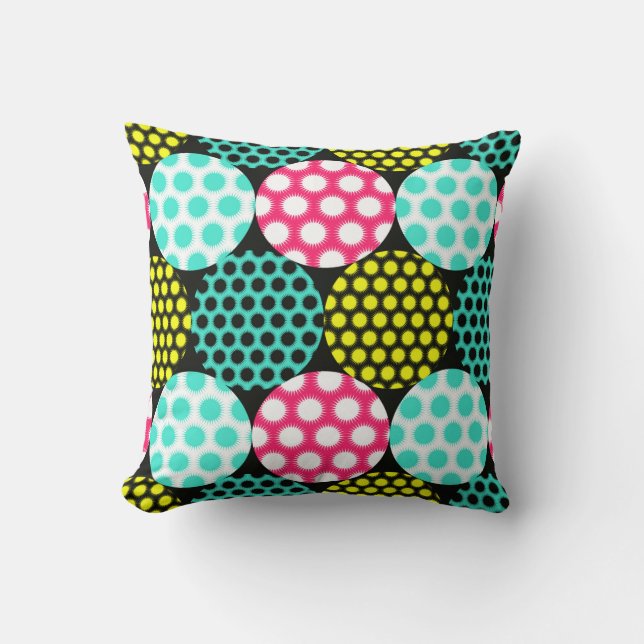 Coussin étoiles cerne un motif continu dans les pop multic (Recto)