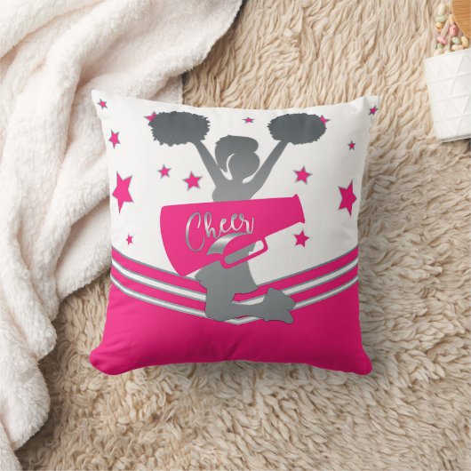 Coussin Étoiles D'Argent Rose Hot Cheer Filles Cheer (Couverture)
