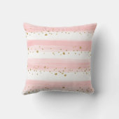 Coussin Etoiles de flamme blanc d'éléphant rose rose flora (Verso)