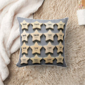 Coussin Étoiles de jalon mensuelles : Vous regarder grandi (Couverture)