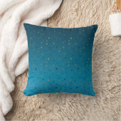 Coussin étoiles d'or sur le bleu. (Couverture)