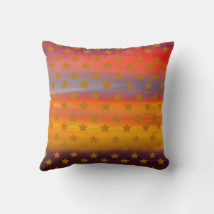 Coussin Étoiles et bandes abstraites du désert du Sud-Oues